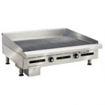 Imperial Wide Thermostatic Ribbed Propane Gas Griddle IGG-36