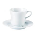 Porcelite Tall Tea Cup & Saucer