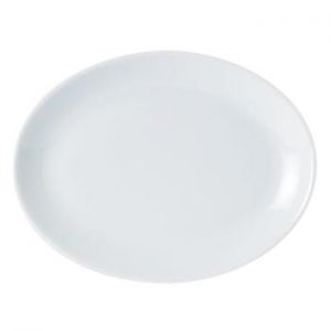porcelite oval plate